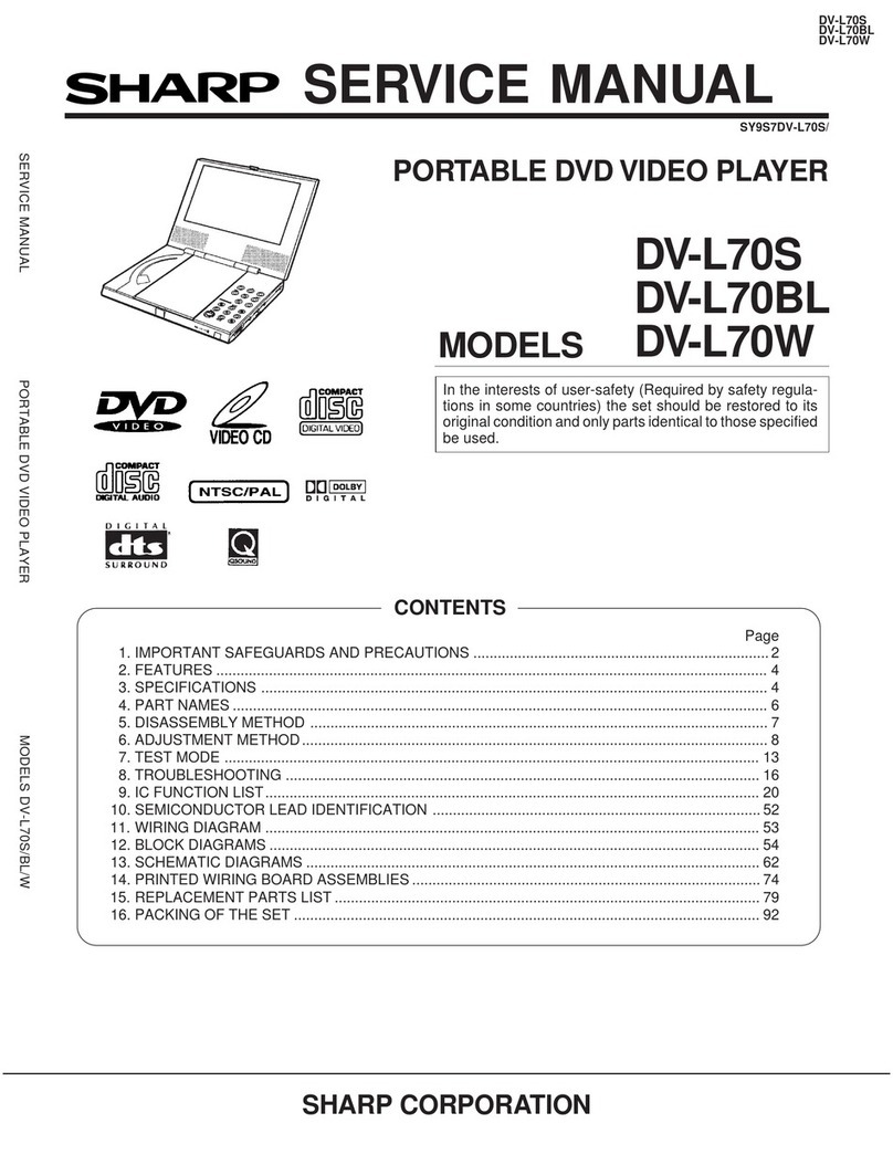 Sharp DV-L70S Manual de usuario
