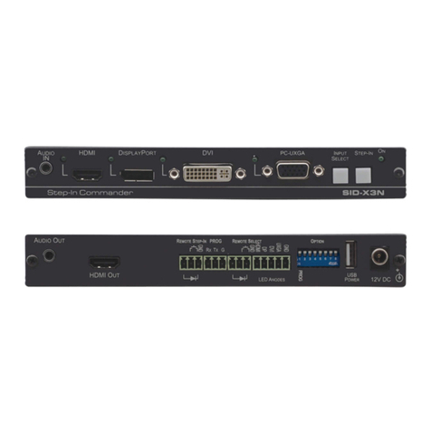 Kramer SID-X3N Manual de usuario