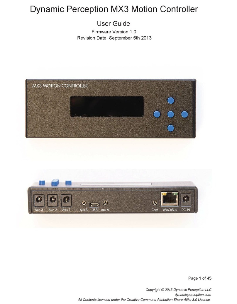 Dynamic Perception MX3 Manual de usuario