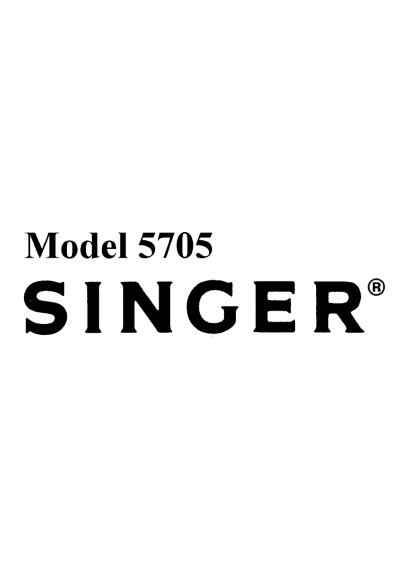 Singer 5705 Manual de usuario