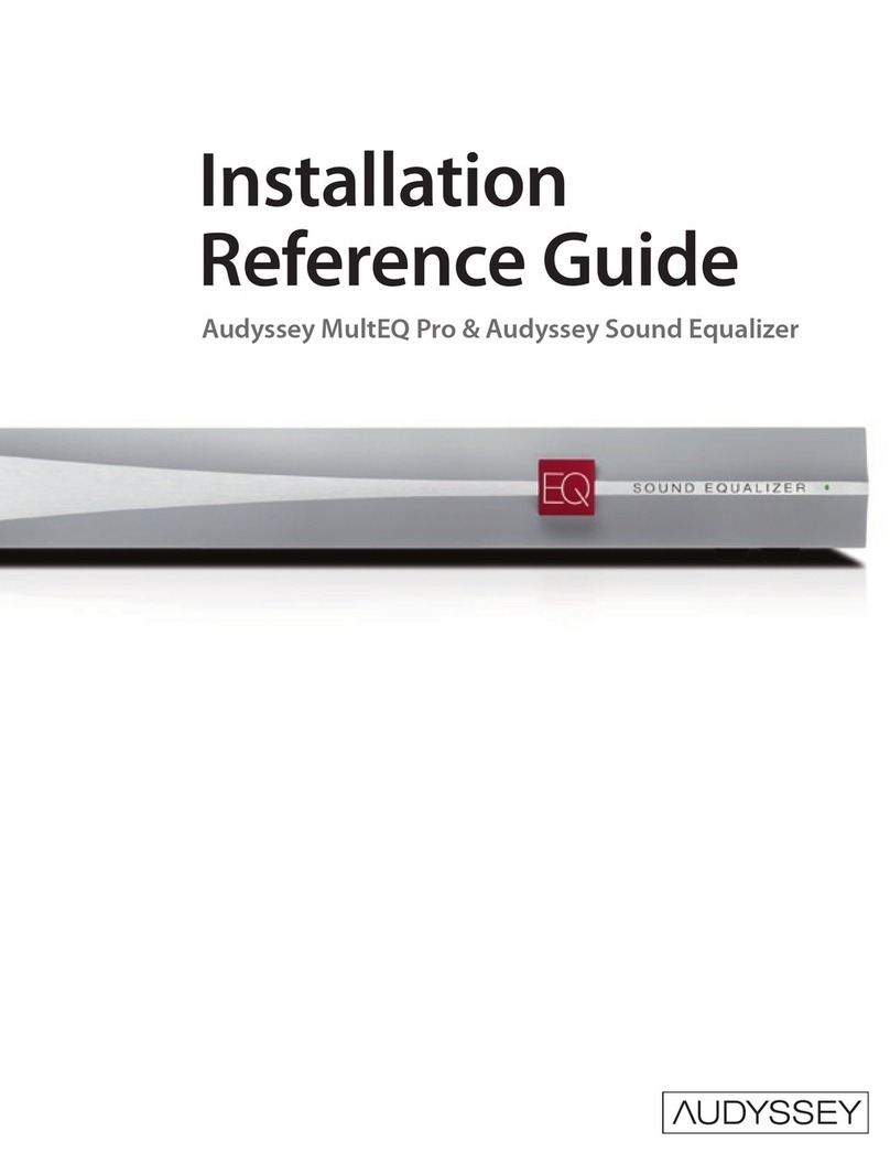 Audyssey MultEQ Pro Manual de instalación y funcionamiento