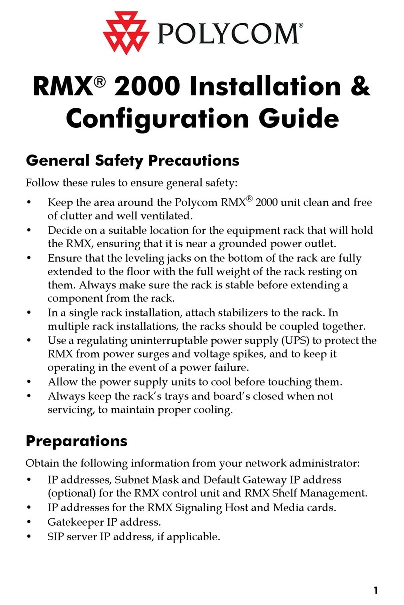 Polycom RMX 2000 Manual de usuario