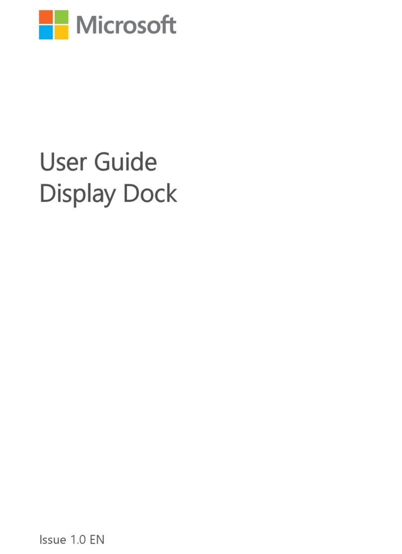 Microsoft Display Dock Manual de usuario