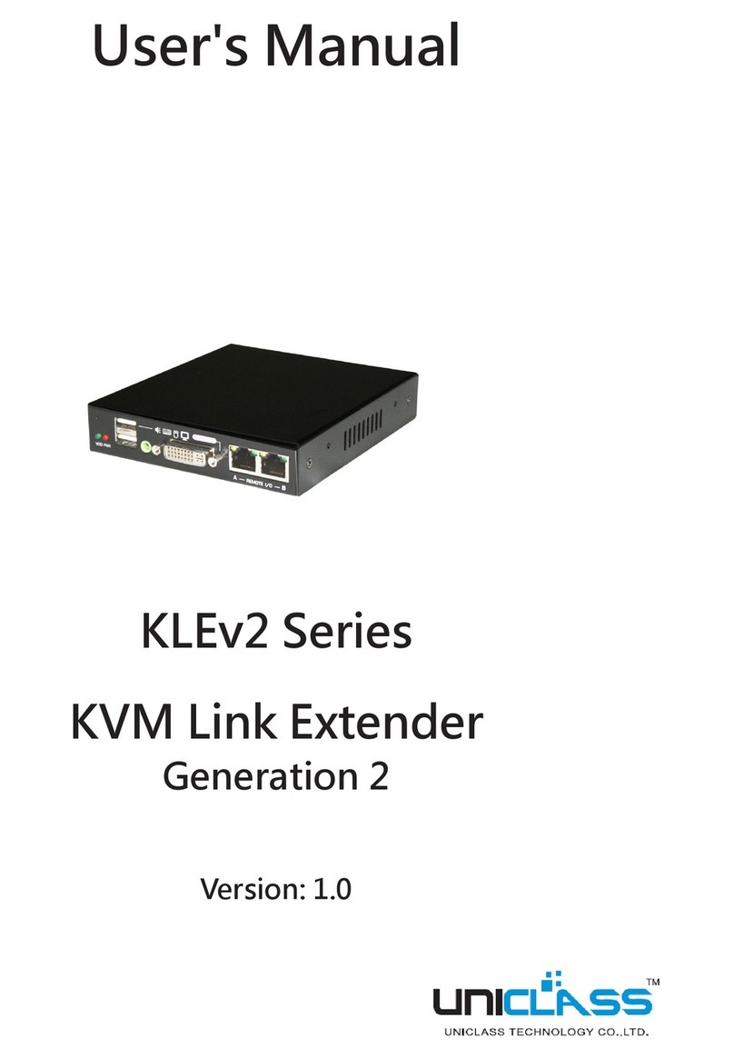 Uniclass KLEv2 Series Manual de usuario