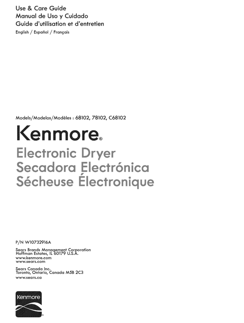 Kenmore 68102 Manual de usuario