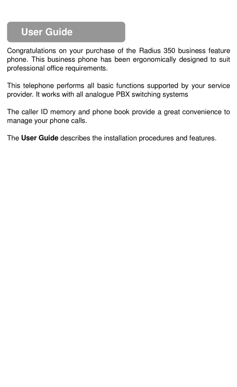 Radius 350 Manual de usuario