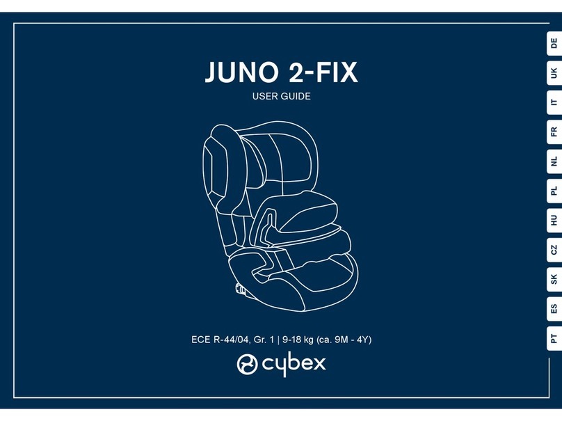 CYBEX JUNO 2-FIX Manual de usuario