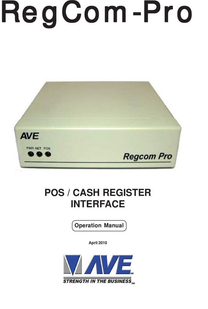 AVE RegCom-Pro Manual de usuario
