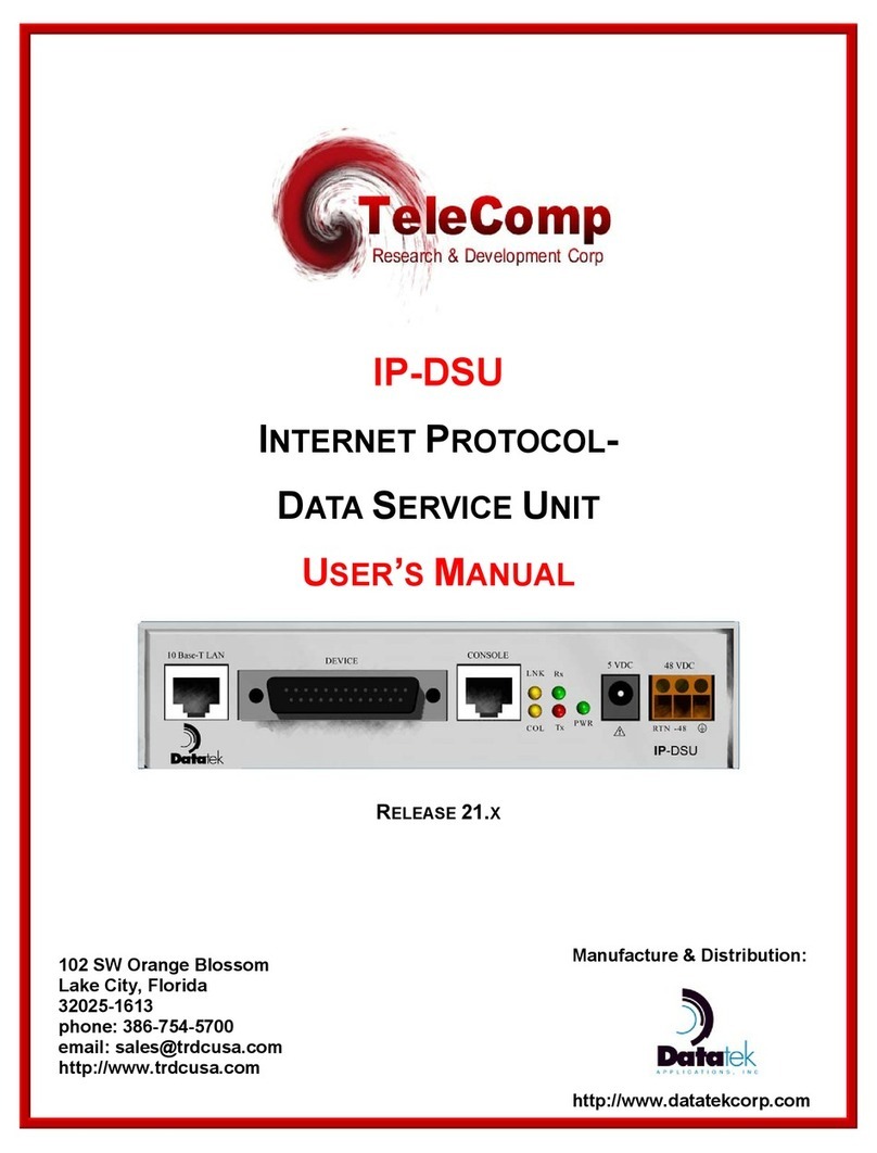 Datatek IP-DSU Manual de usuario