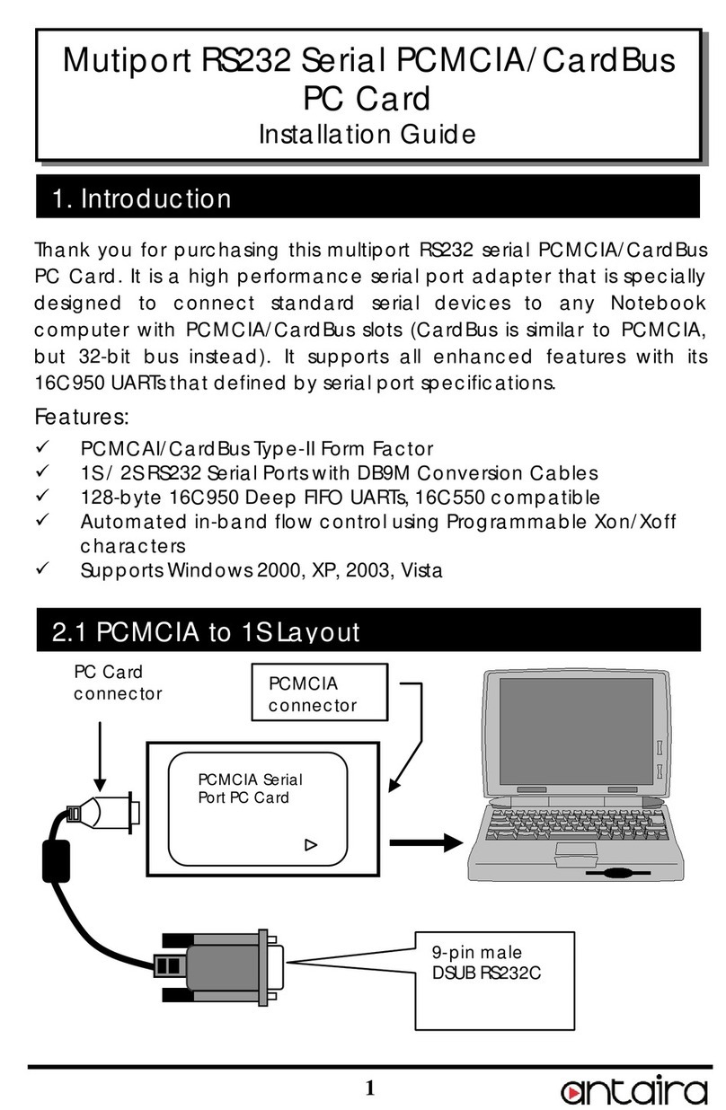 ANTAIRA MSC-302A Manual de usuario