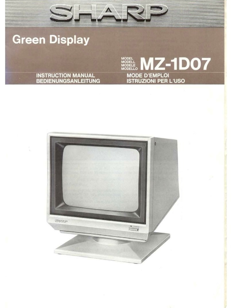 Sharp MZ-1D07 Manual de usuario