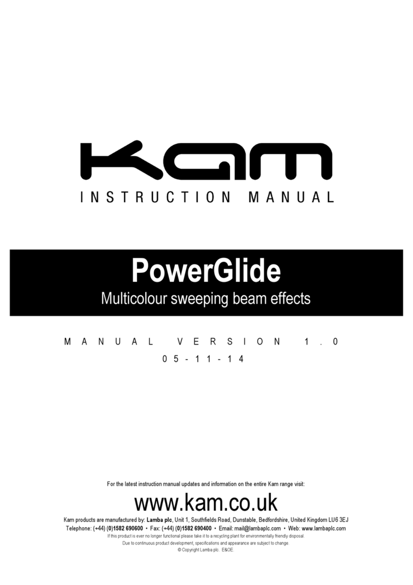 KAM PowerGlide Manual de usuario