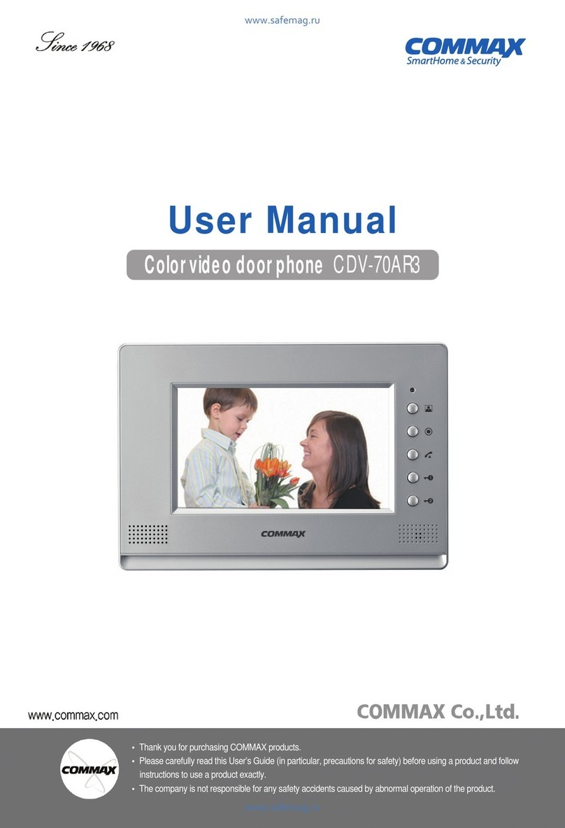 Commax CDV-70AR3 Manual de usuario