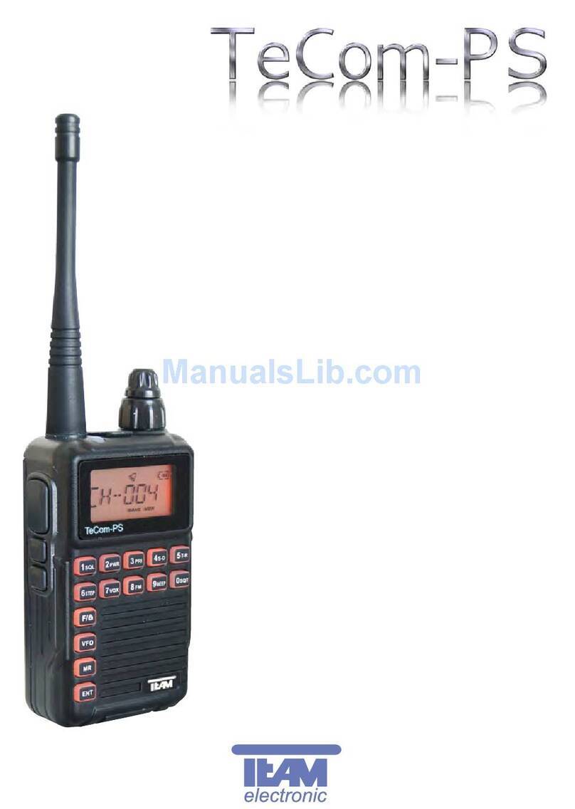 Team Electronic Tecom-PS PR8059 Manual de usuario