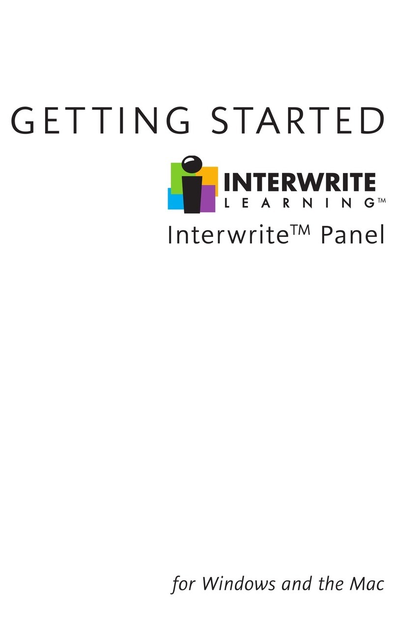 Interwrite Learning Interwrite Board Manual de usuario