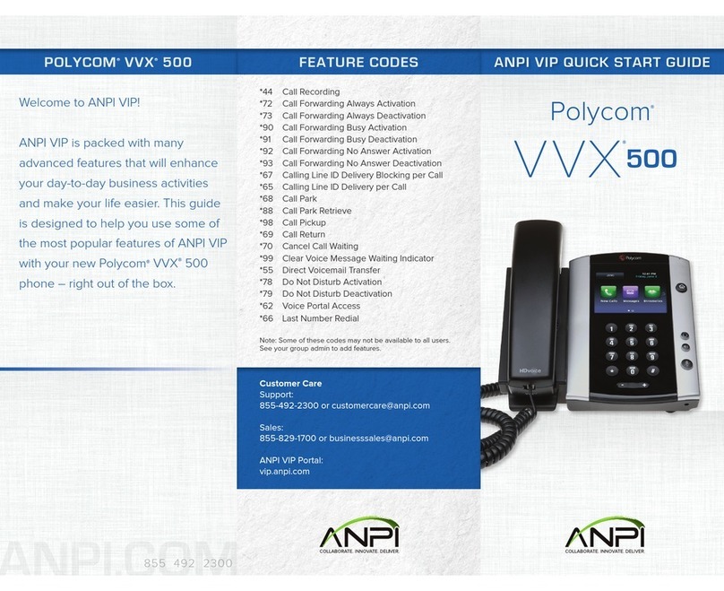 Polycom VVX 500 series Manual de usuario