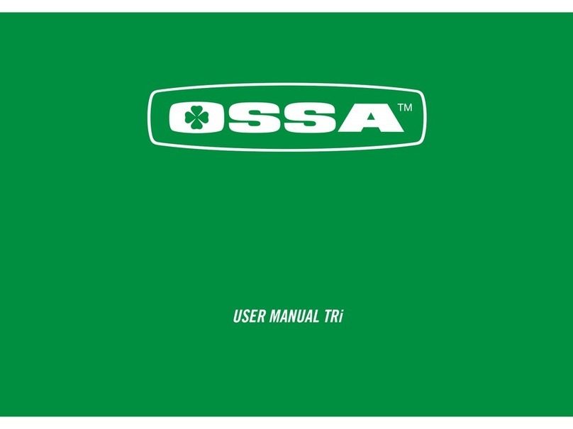 Ossa TRi Manual de usuario