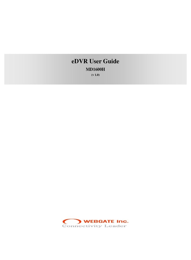 WebGate MD1600H Manual de usuario WebGate MD1600H Manual de usuario