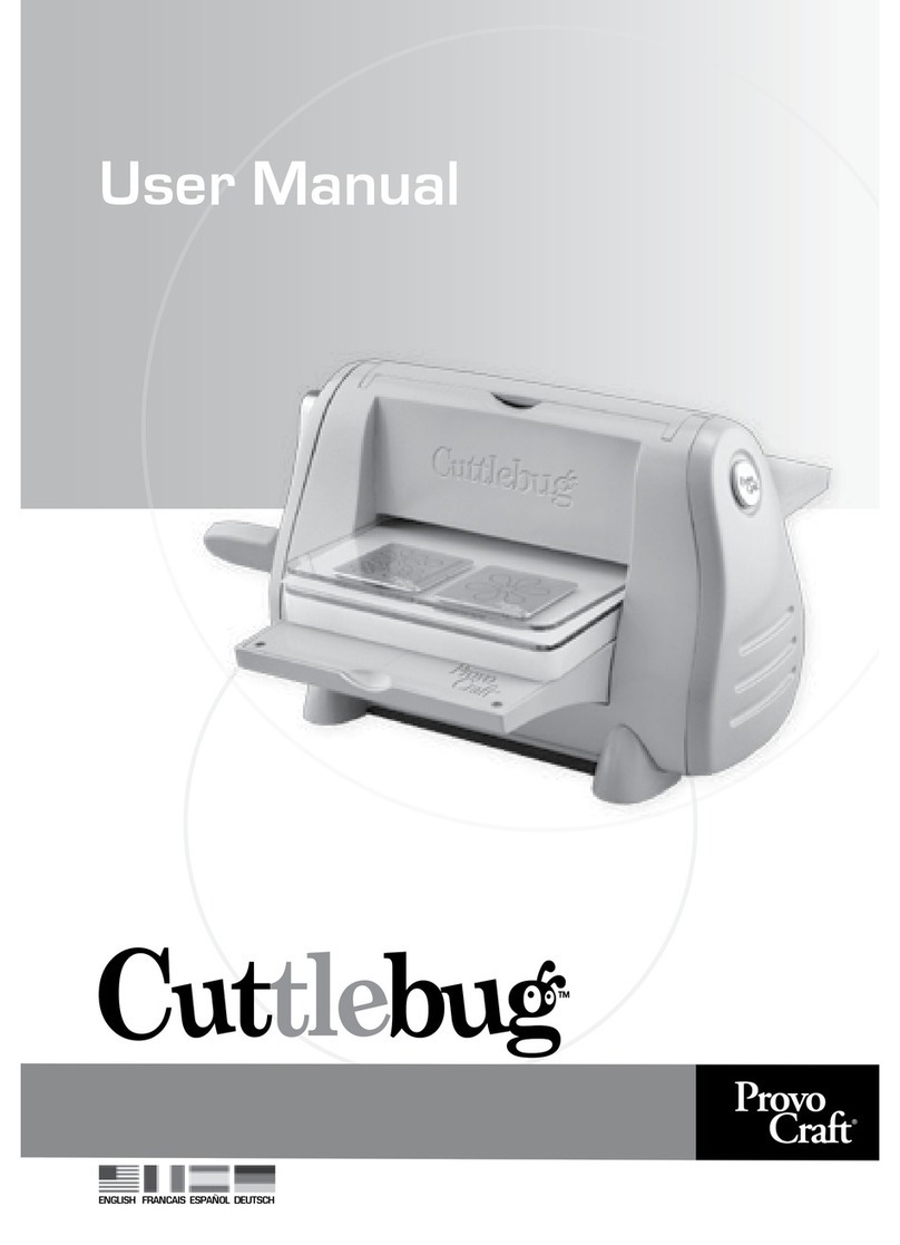 Provo Craft cuttlebug Manual de usuario