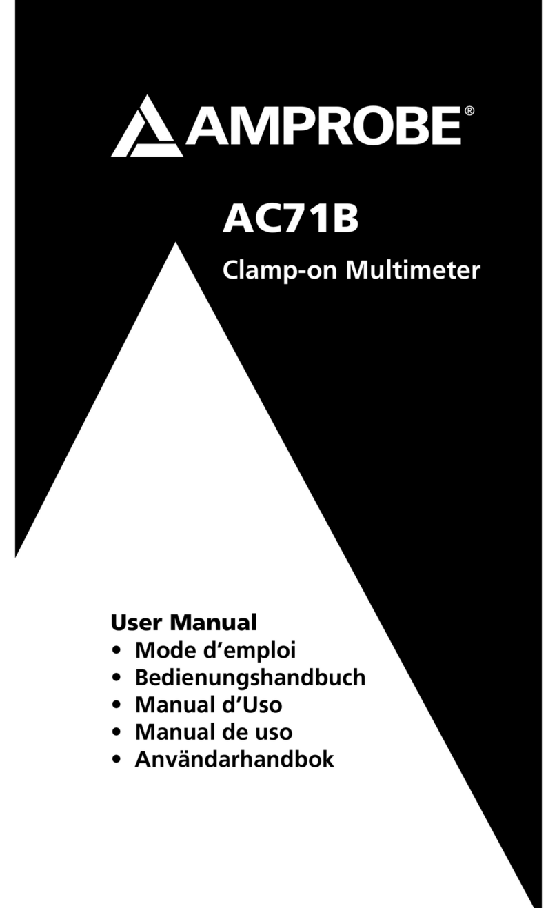 Amprobe AC71B Manual de usuario Amprobe AC71B Manual de usuario