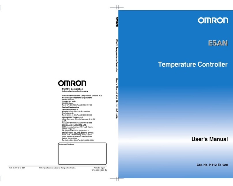 Omron E5AN Manual de usuario