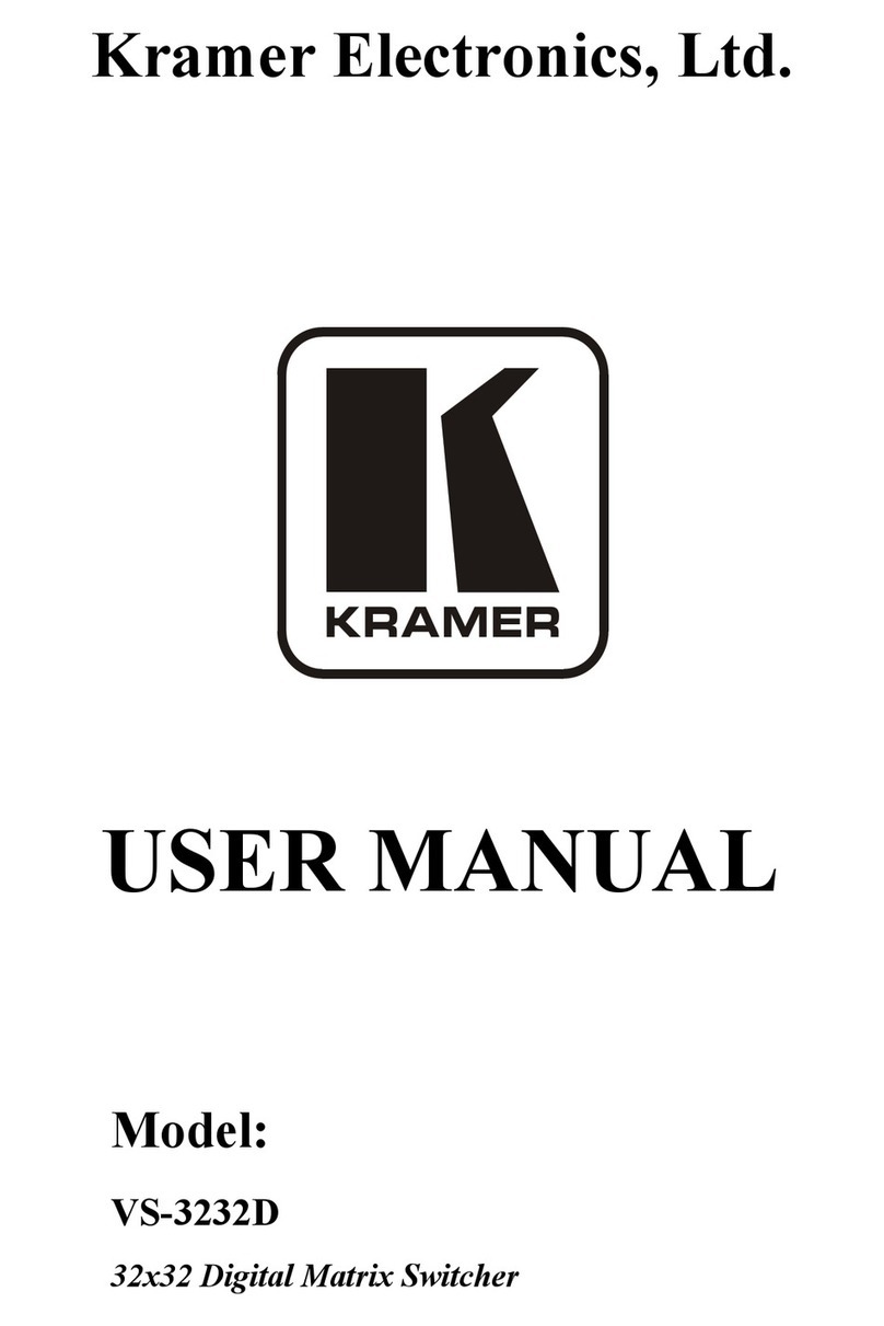 Kramer VS-3232D Manual de usuario