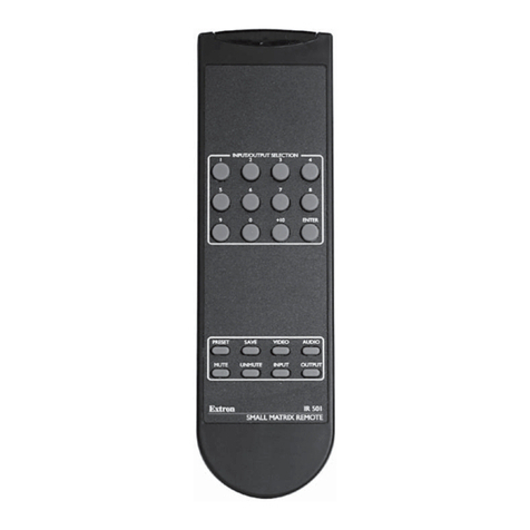 Extron electronics IR 501 Manual de usuario