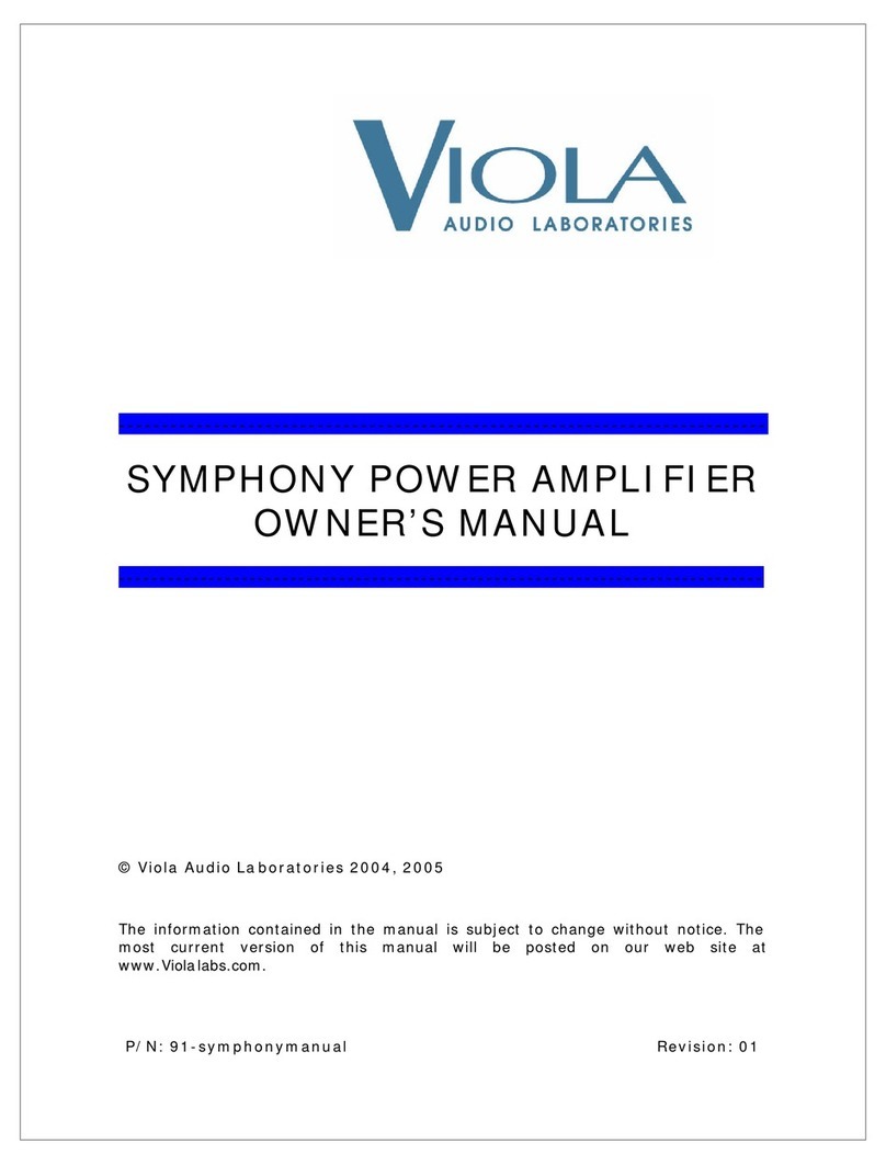 Viola Systems Symphony Manual de usuario