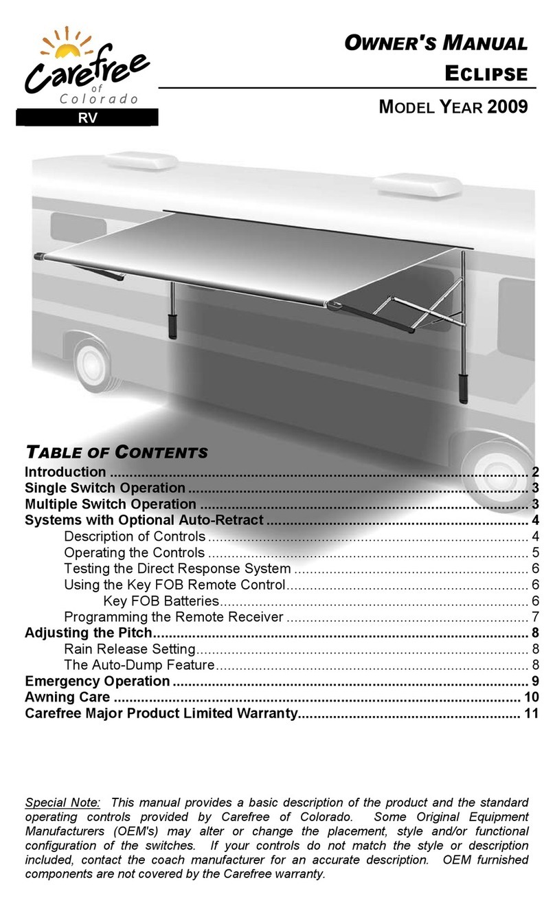 Carefree Eclipse 2009 Manual de usuario