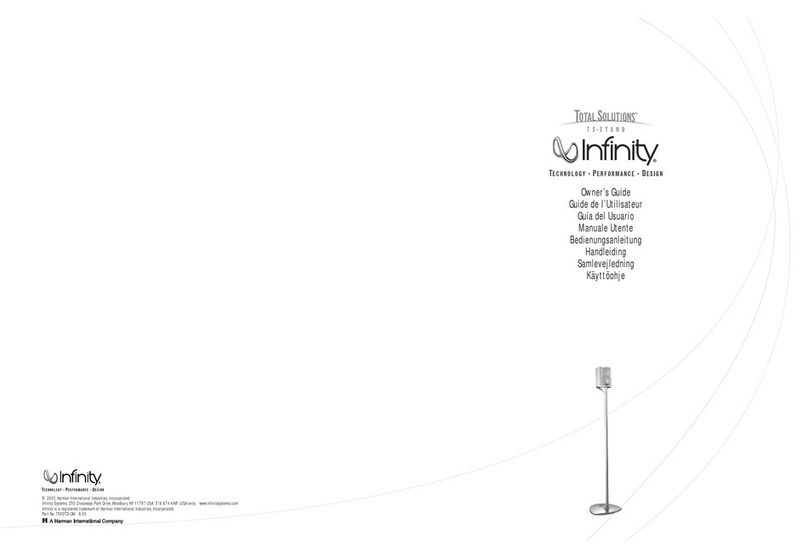 Infinity TS-STAND Manual de usuario