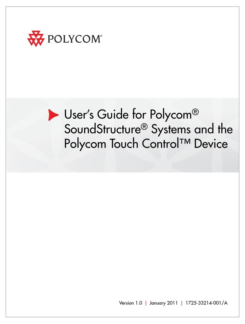 Polycom SoundStructure Systems Manual de usuario