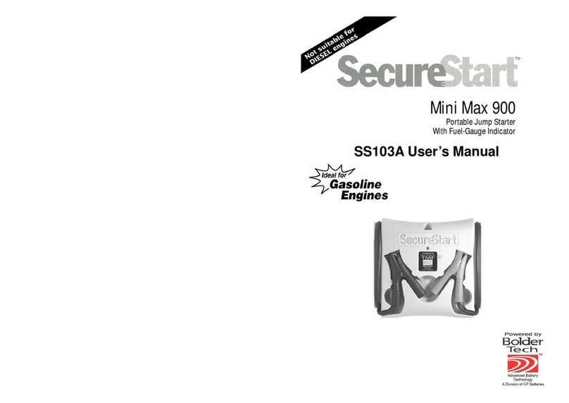SecureStart SS103A Manual de usuario
