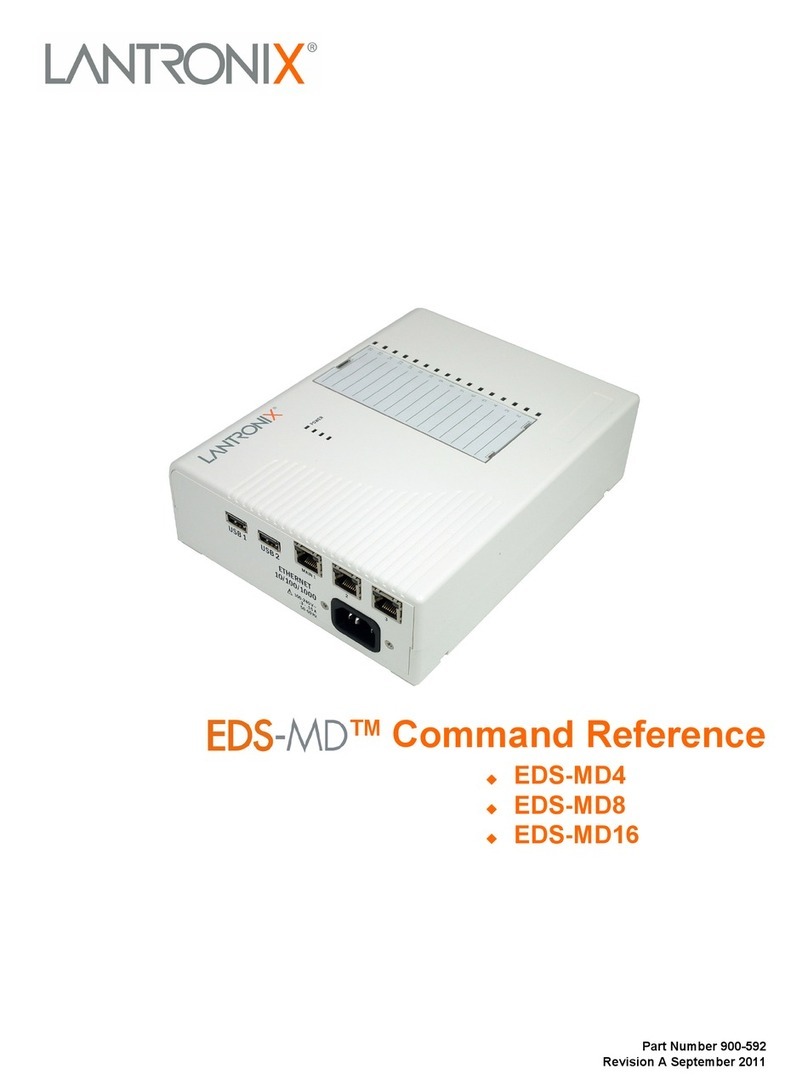 Lantronix EDS-MD EDS-MD4 Manual de instalación
