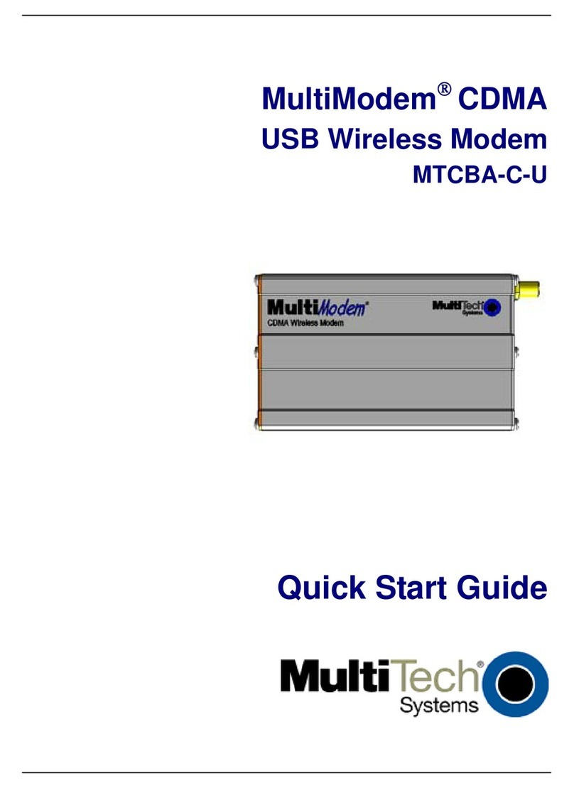 Multitech MTCBA-C-U Manual de usuario
