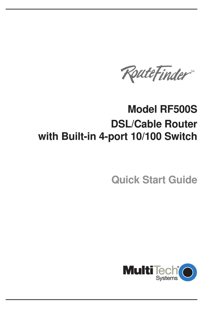 Multitech RoteFinder RF500S Manual de usuario