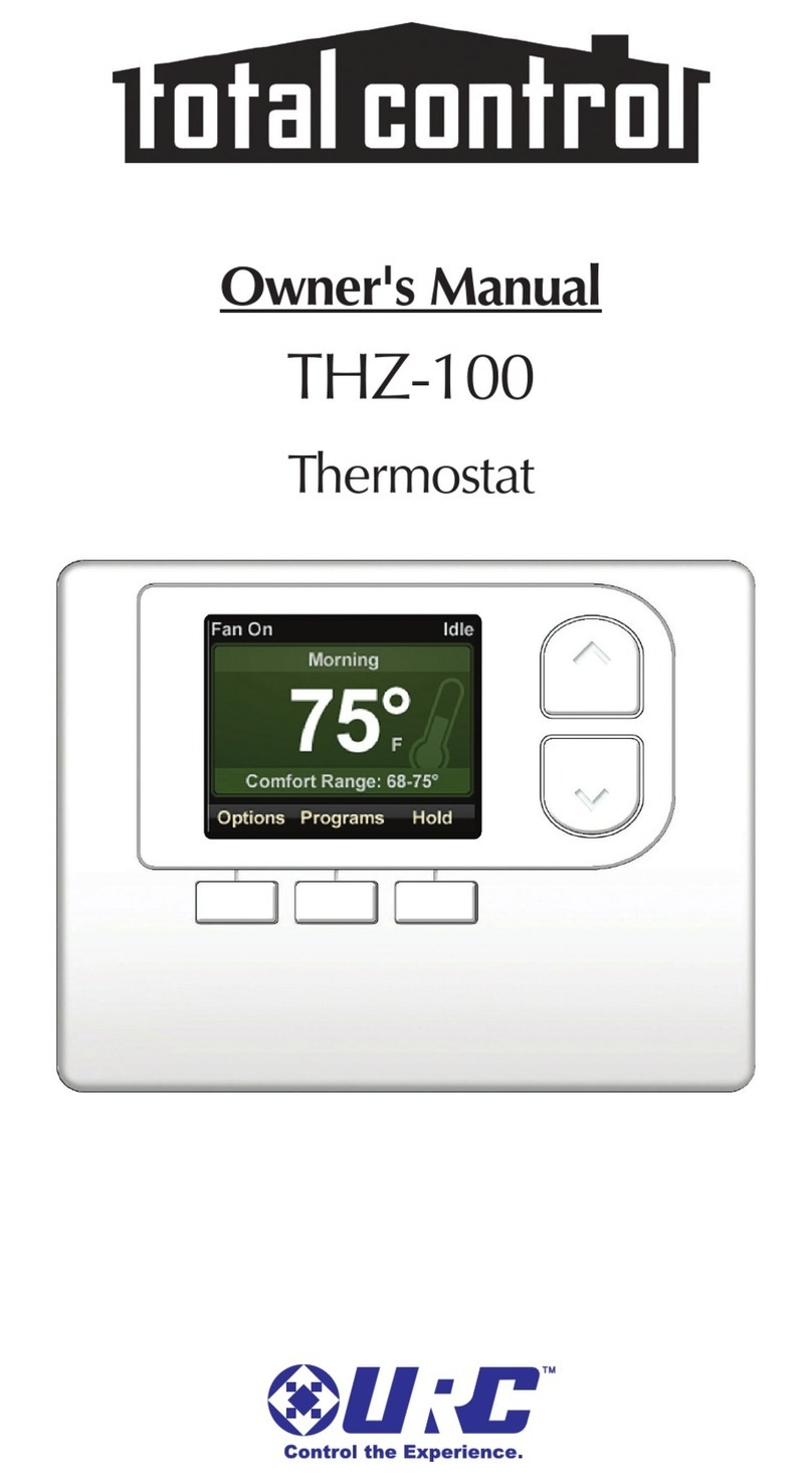 Universal Remote Control total control THZ-100 Manual de usuario