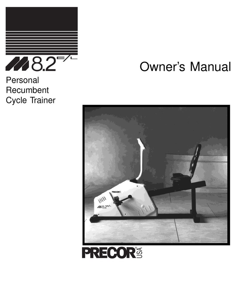 Precor M8.2E Manual de usuario