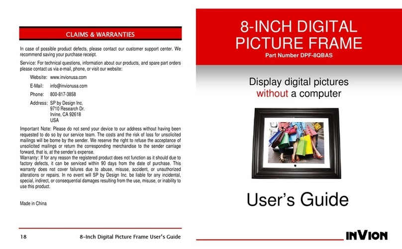 Invion DPF-8QBAS Manual de usuario