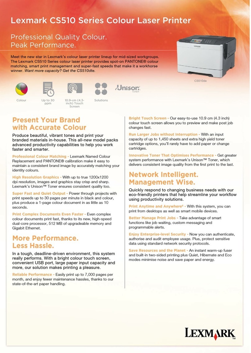 Lexmark CS510de Manual de usuario
