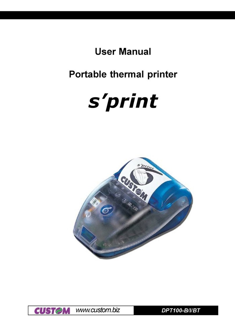 Custom Engineering s'print Manual de usuario