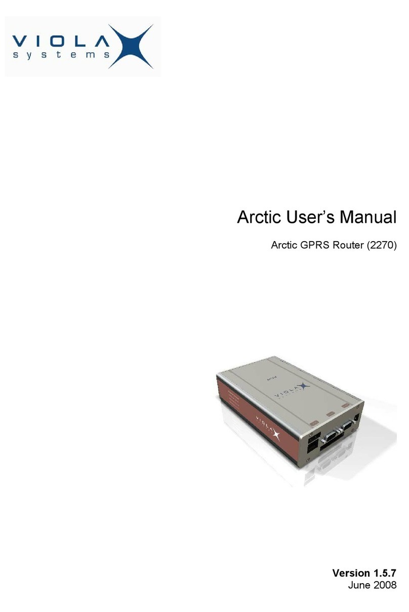 Viola Systems Arctic Manual de usuario Viola Systems Arctic Manual de usuario