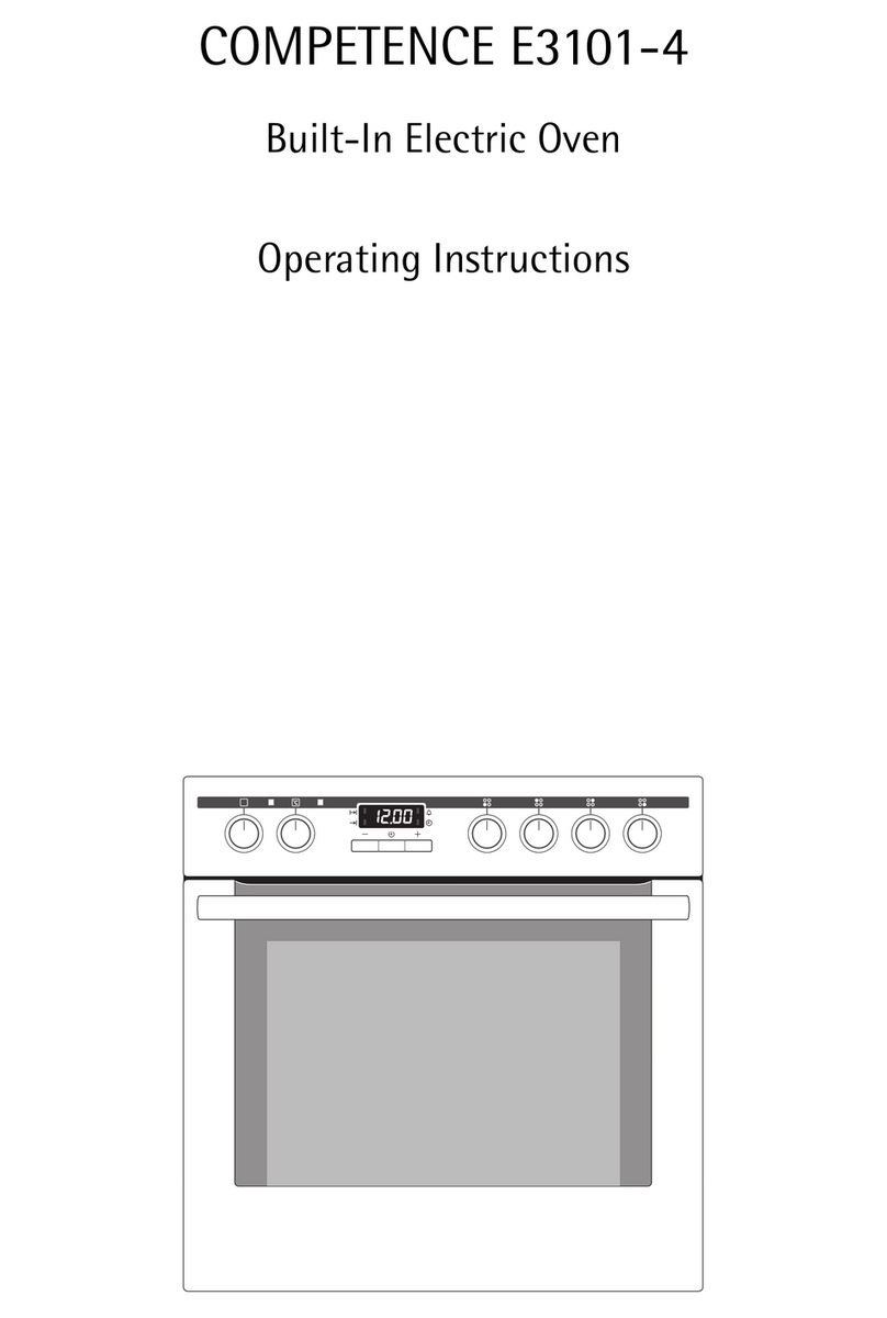 Electrolux COMPETENCE E3101-4 Manual de usuario