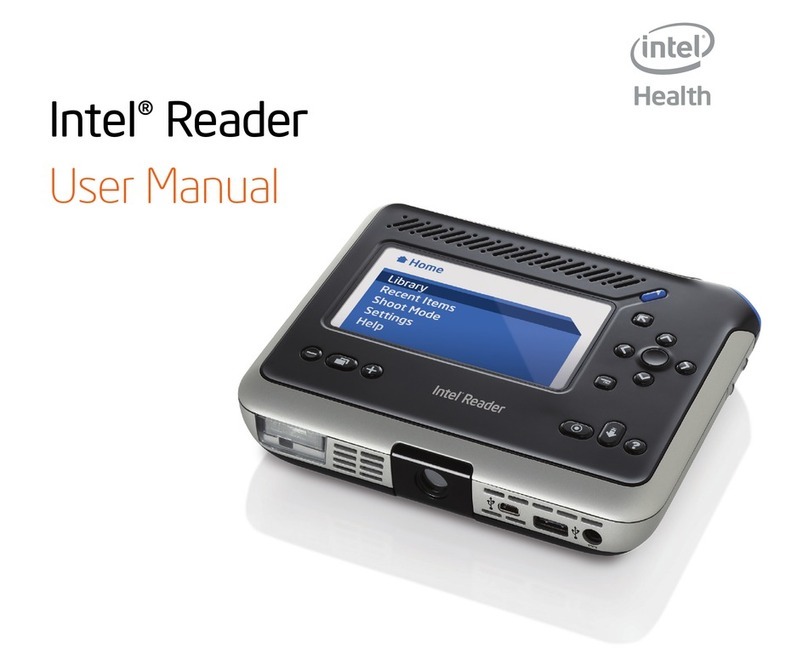 Intel Reader Manual de usuario
