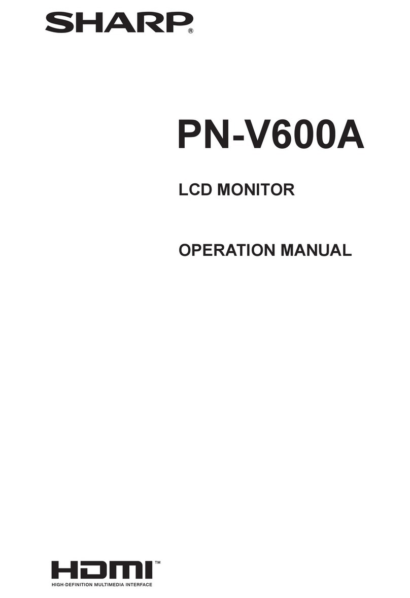 Sharp PN-V600A Manual de usuario