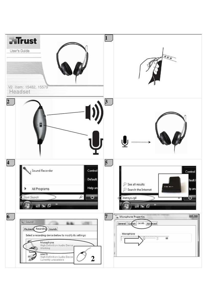 Trust Headset Manual de usuario