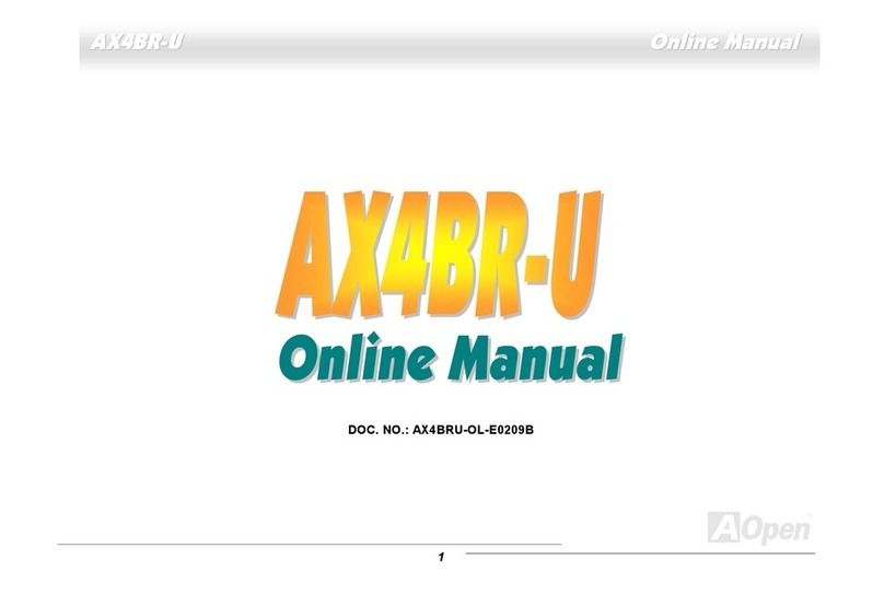 AOpen AX4BR-U Manual de usuario