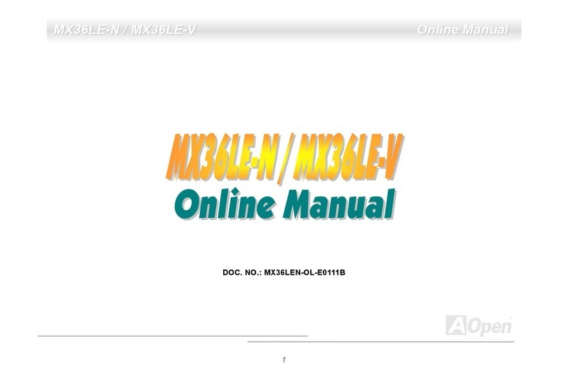 AOpen MX36LE-N Manual de usuario