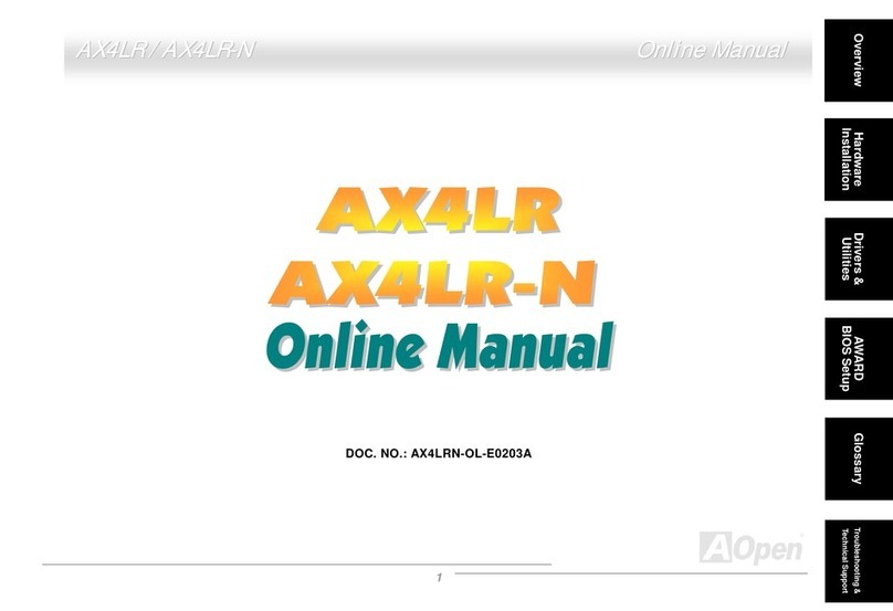 AOpen AX4LR Manual de usuario