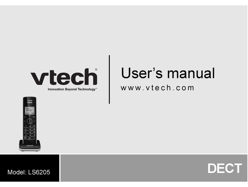 V-tech LS6205 - Cordless Extension Handset Manual de usuario