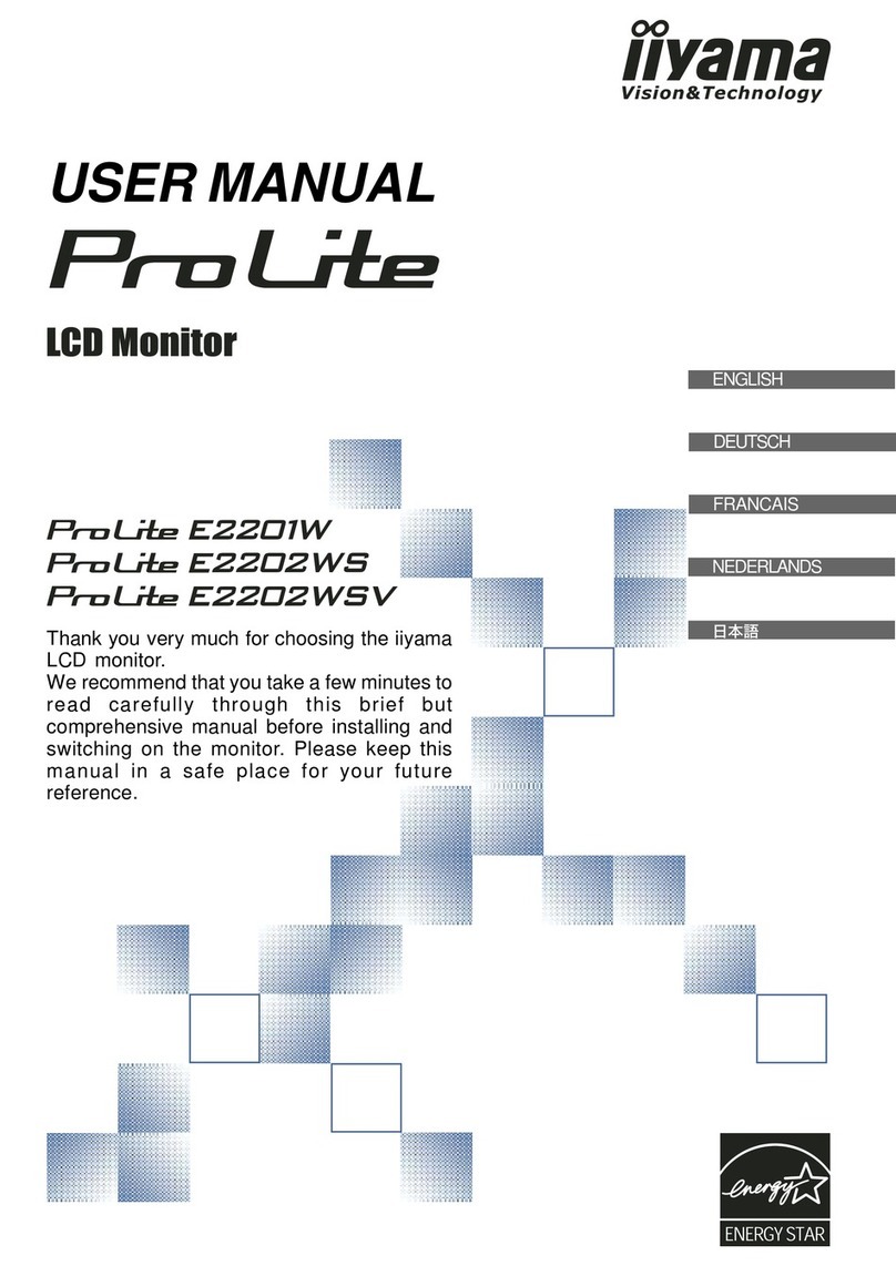 Iiyama ProLite E2201W Manual de usuario